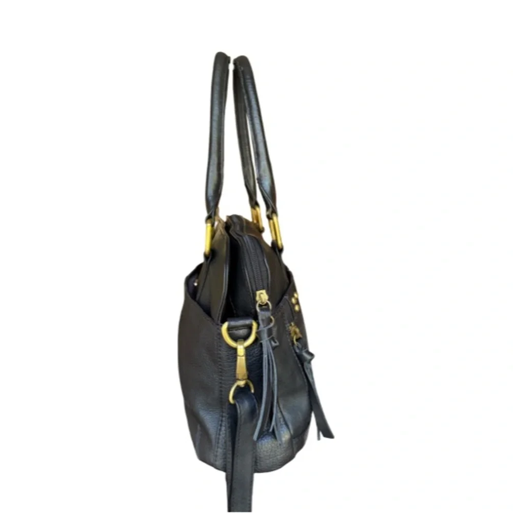 Great American Leatherworks Black Leather Handbag - Picture 5 of 14